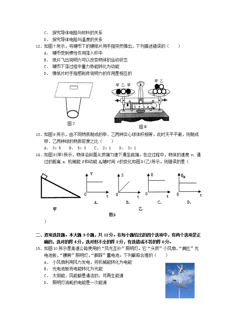 广东省非金属考题分析