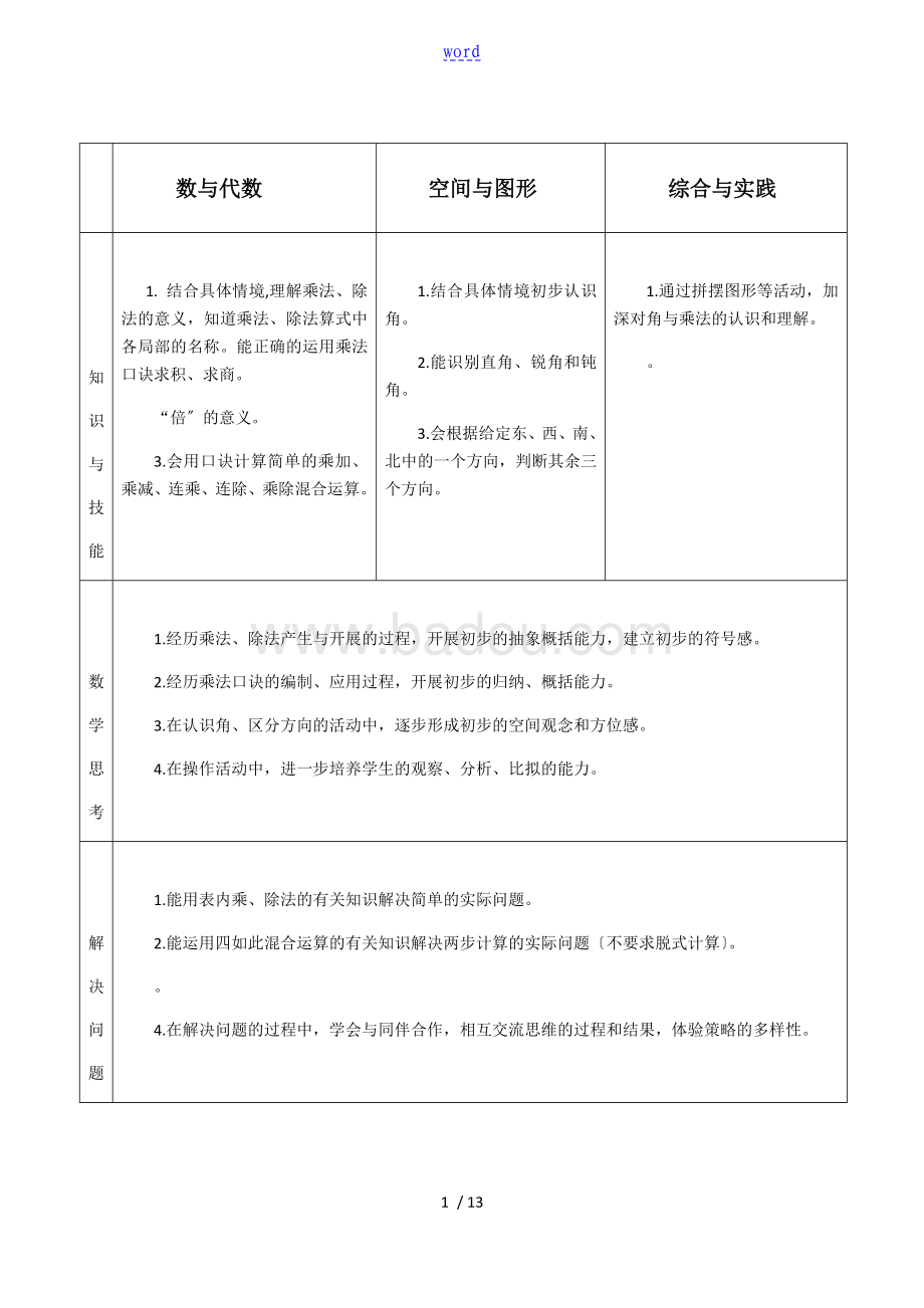 广东省二年级数学上册课程概览与教学策略